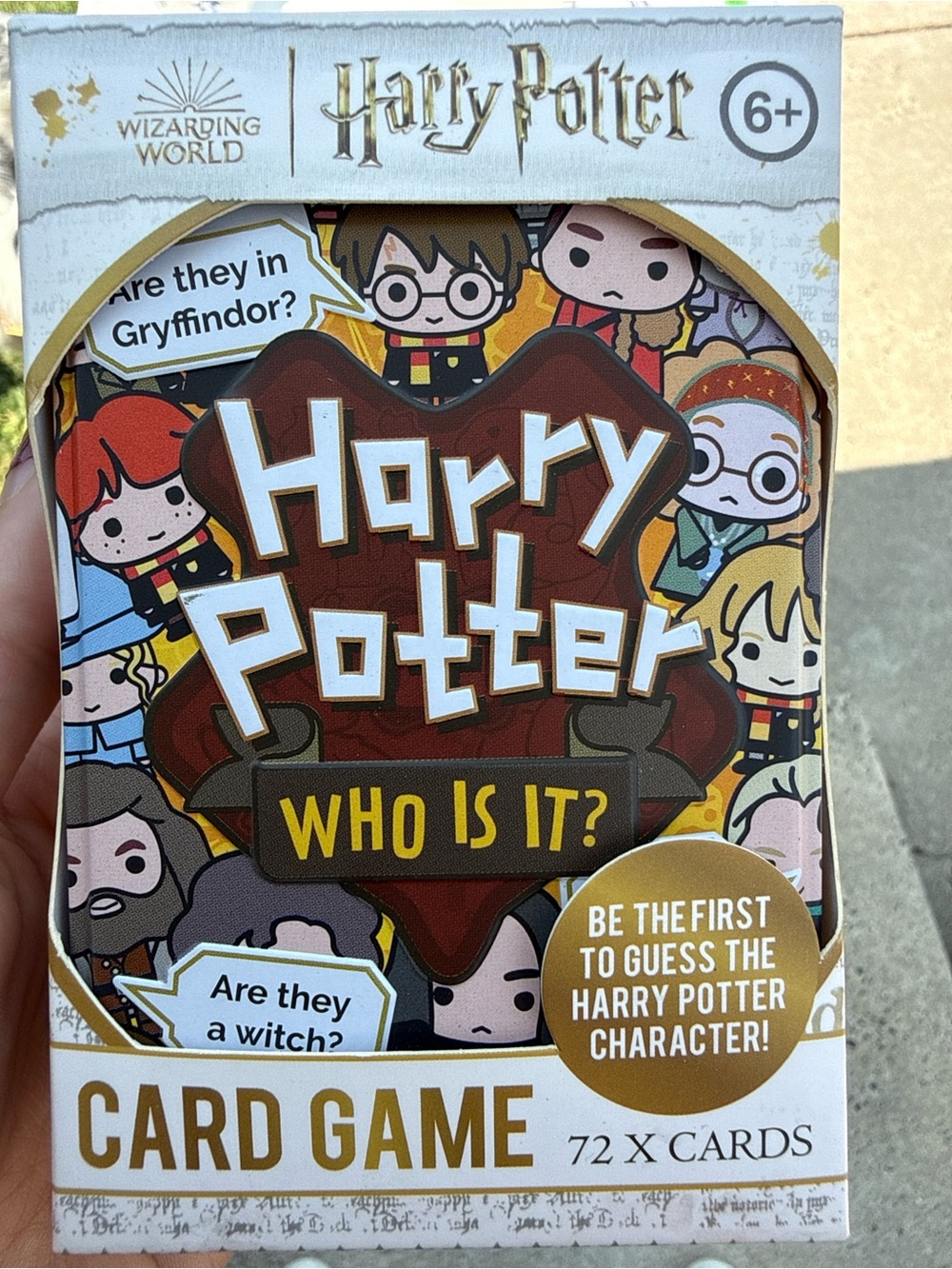 Harry Potter Who Is It? Card Game - Wizarding World (Brown)